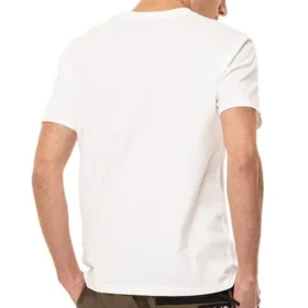 Timberland Camiseta de manga curta com logótipo no peito, branca