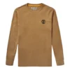 Timberland Casual com Estampado, Gola Redonda e Manga Comprida