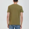 Timberland Casual de calções de manga curta com gola redonda e estampado, verde