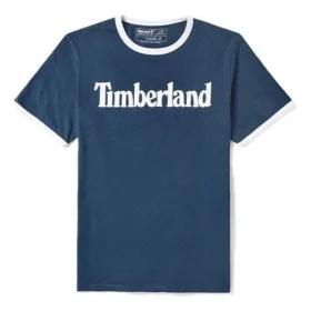 Timberland Casual de Gola Redonda com Estampado, Calções, Azul