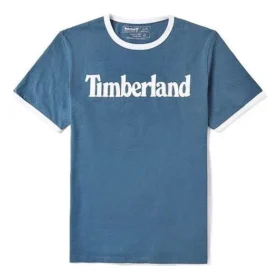 Timberland Casual de Gola Redonda com Estampado, Calções, Azul
