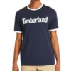 Timberland Casual de Gola Redonda com Estampado, Calções, Azul