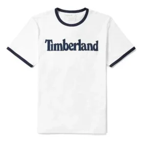 Timberland Casual de Gola Redonda com Estampado, Calções, Branco