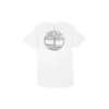 Timberland Casual de Gola Redonda com Estampado, Calções, Branco