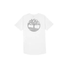 Timberland Casual de Gola Redonda com Estampado, Calções, Branco