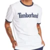 Timberland Casual de Gola Redonda com Estampado, Calções, Branco