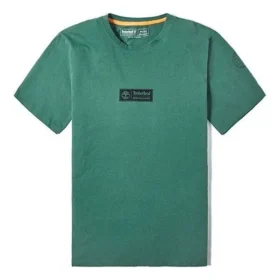 Timberland Casual de gola redonda com estampado, calções, verde escuro