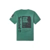 Timberland Casual de gola redonda com estampado, calções, verde escuro