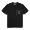 Timberland Casual Loose Gola Redonda Calções Manga Curta Preto