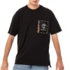 Timberland Casual Loose Gola Redonda Calções Manga Curta Preto