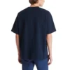 Timberland com logótipo estampado, gola redonda, azul