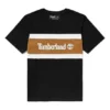 Timberland Costura em cores contrastantes, blocos de cor, calções, preto