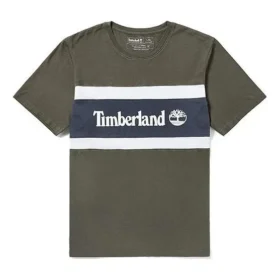 Timberland Costura em cores contrastantes, blocos de cor, calções, verde