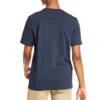 Timberland de gola redonda com estampado, manga curta, azul