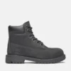 Botas Impermeáveis Premium de 15 cm para Jovens – Nubuck Preto Botas Impermeáveis Premium de 15 cm para Jovens – Nubuck Preto