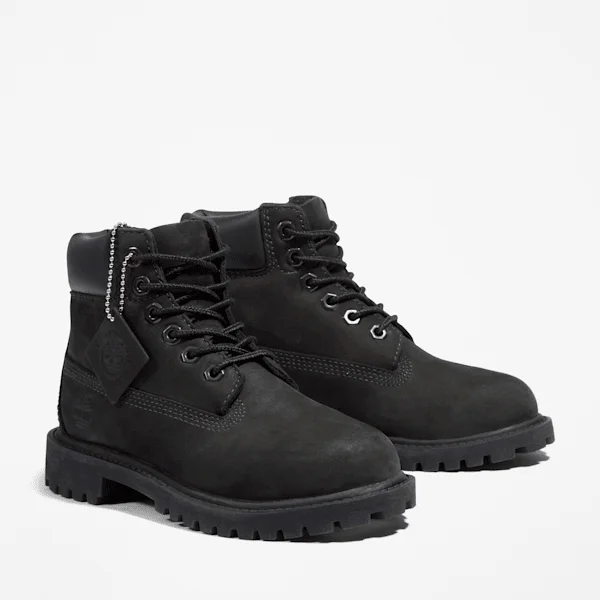 Botas Impermeáveis Premium de 15 cm para Jovens – Preto Botas Impermeáveis Premium de 15 cm para Jovens – Preto