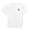 Timberland SS20 Camiseta de calções com gola redonda e estampa Branca