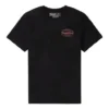 Timberland SS20 Camiseta de calções de manga curta com gola redonda e estampado Preto