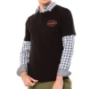 Timberland SS20 Camiseta de calções de manga curta com gola redonda e estampado Preto