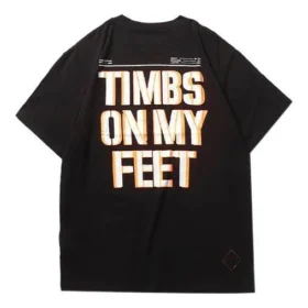 Timberland SS20 Camiseta de manga curta com estampa de slogan Preto