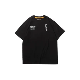 Timberland SS20 Camiseta de manga curta com estampa de slogan Preto