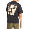 Timberland SS20 Camiseta de manga curta com estampa de slogan Preto