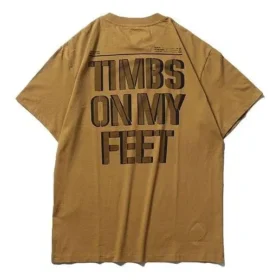 Timberland SS20 Camiseta de manga curta com estampa de slogan, tamanho pequeno Timberland SS20 Camiseta de manga curta com estampa de slogan, tamanho pequeno