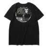 Timberland SS20 Camiseta de manga curta com logótipo básico impresso Preto