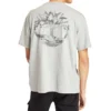 Timberland SS20 Casual Gola Redonda Estampado Calções Manga Curta Cinza