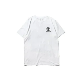 Timberland SS20 com impressão, manga curta, branco Timberland SS20 com impressão, manga curta, branco