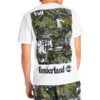 Timberland SS20 com impressão, manga curta, branco
