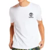 Timberland SS20 com impressão, manga curta, branco