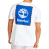 Timberland SS20 com logótipo impresso, manga curta, branco