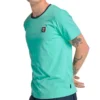 Timberland SS20 CoolMax com logótipo, calções de manga curta e gola redonda, verde