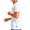 Timberland SS20 CoolMax Logo Calções Manga Curta Gola Redonda Branco