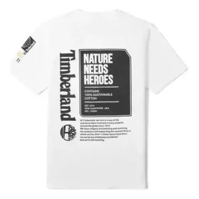 Timberland SS20 Earth Series com Estampado, Calções, Branco