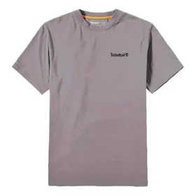 Timberland SS20 Gola redonda com estampado, calções, cinzenta