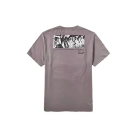 Timberland SS20 Gola redonda com estampado, calções, cinzenta