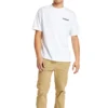 Timberland SS20 Gola Redonda Estampado Calções Manga Curta Branco
