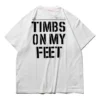 Timberland SS20 Slogan Printing Calções Brancos