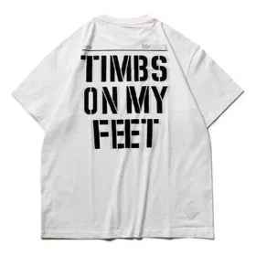 Timberland SS20 Slogan Printing Calções Brancos