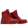 Timberland x Bee Line 6-Inch Boot com biqueira de borracha premium “WP Red Nubuck”