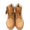 Timberland x Jimmy Choo 6-Inch Boots com cristais “Wheat Nubuck com cristais”