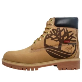 Timberland x Supreme 6-Inch Premium Waterproof Boot com Logótipo Grande “Trigo” Timberland x Supreme 6-Inch Premium Waterproof Boot com Logótipo Grande “Trigo”