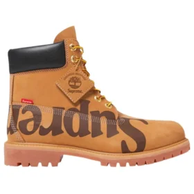 Timberland x Supreme 6-Inch Premium Waterproof Boot com Logótipo Grande “Trigo” Timberland x Supreme 6-Inch Premium Waterproof Boot com Logótipo Grande “Trigo”