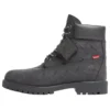 Timberland x Supreme Diamond Plate 6-Inch Premium Waterproof Boot “Preto – 23FW”