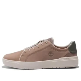 Ténis de couro Seneca Bay “Beige”
